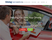 Tablet Screenshot of drivingconnections.com